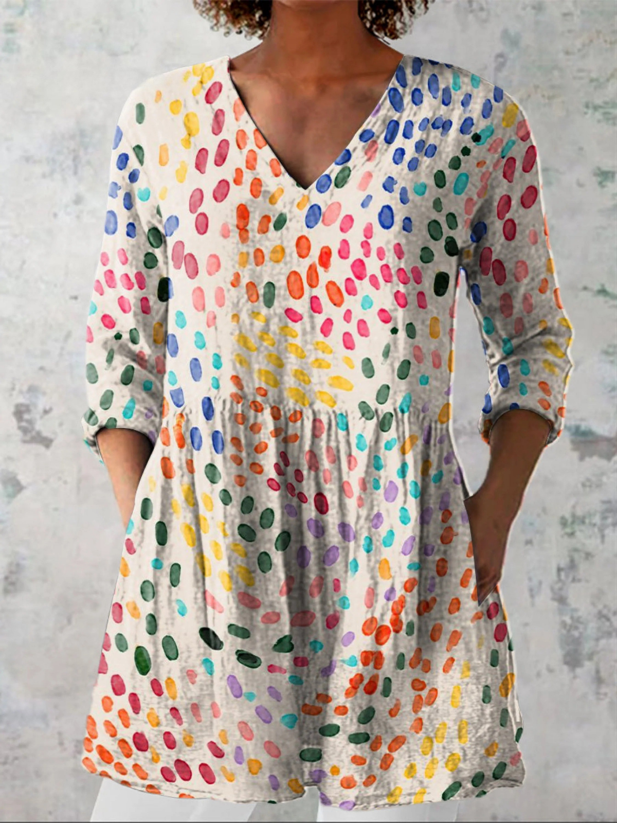 Louise | Elegante lange blouse