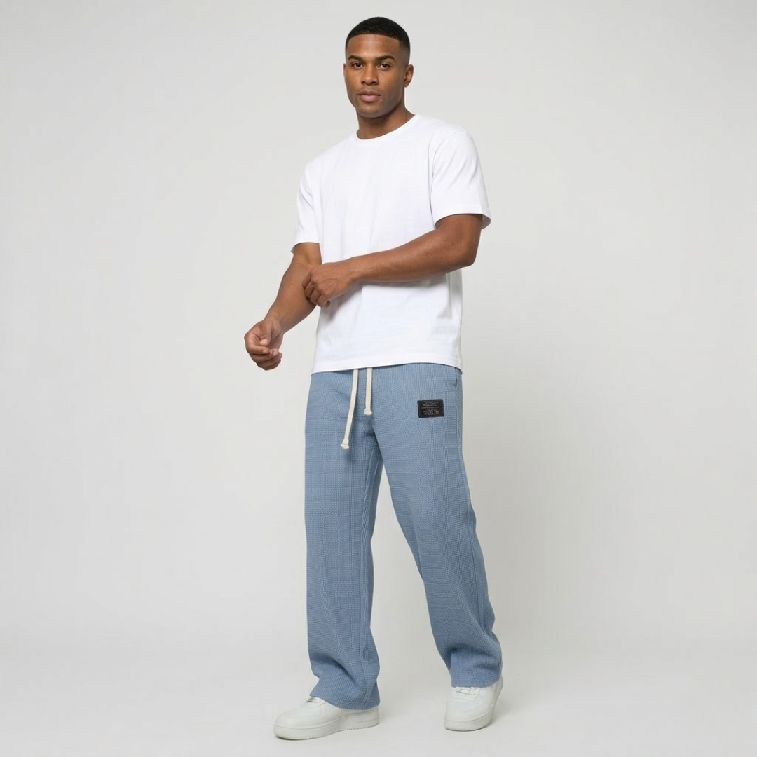Nino™ | Comfortabele wijde herenbroek met verstelbare taille