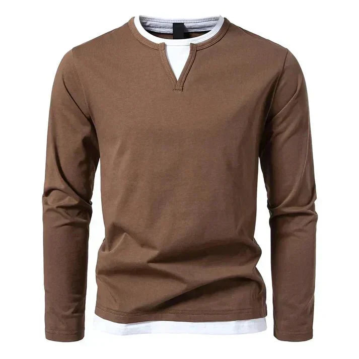 Alwin™ | Premium longsleeve van gekamd katoen