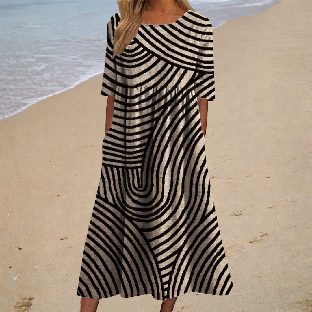 Aurélie | Romantische Midi Jurk