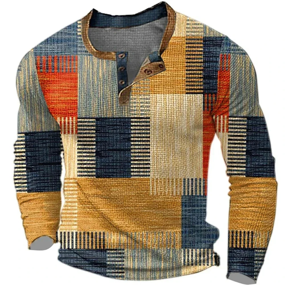 Arvid™ | Kleurrijk heren shirt