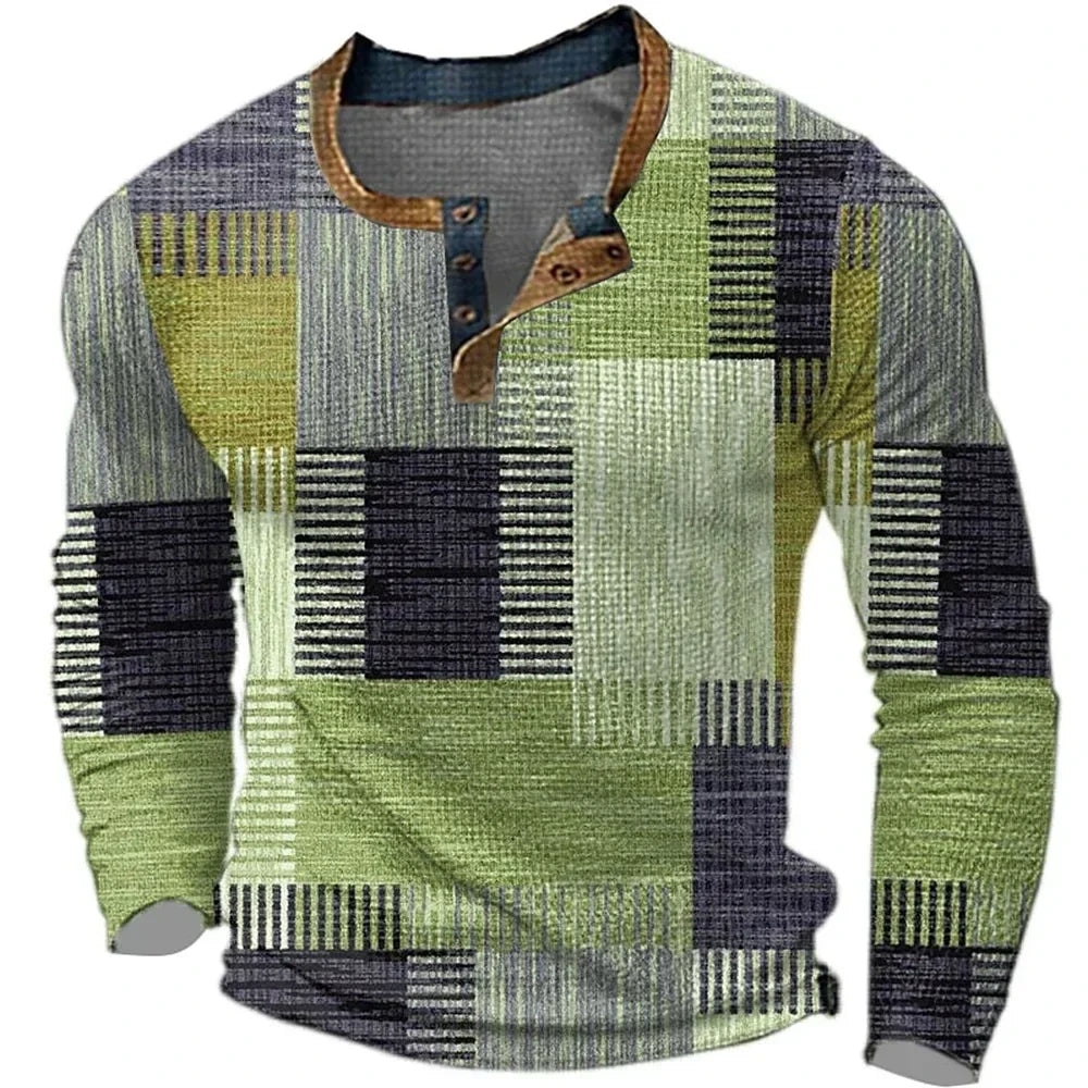 Arvid™ | Kleurrijk heren shirt