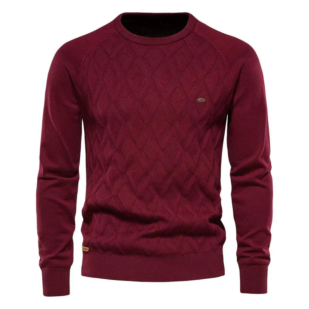 Theodor™ | Herentrui met ruitpatroon