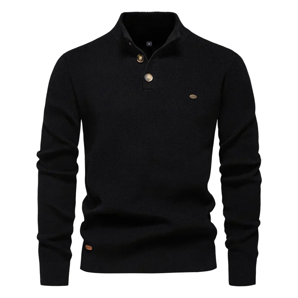 Konrad™ | Stijlvolle herentrui met knoopdesign