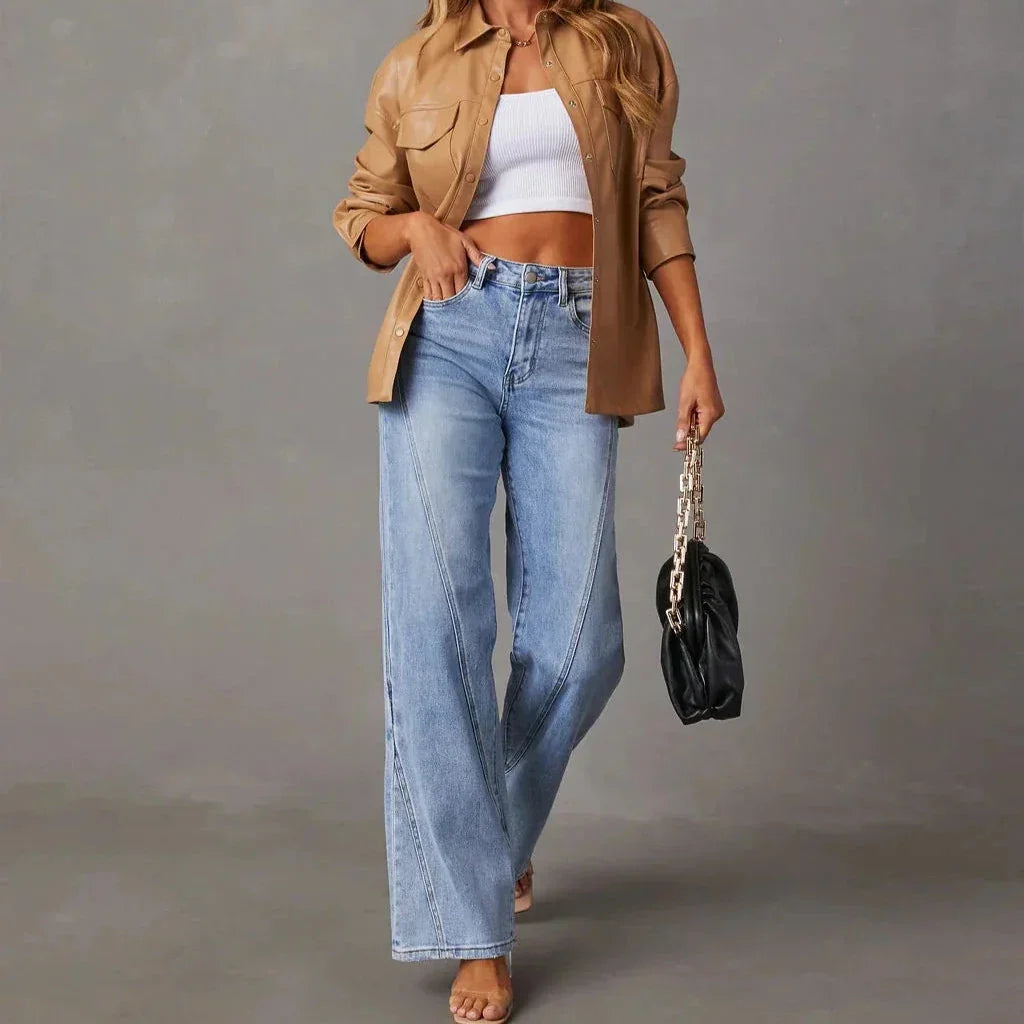 Estra™ | Jeans met Wijde Pijpen