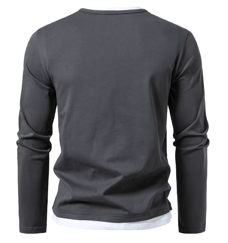 Alwin™ | Premium longsleeve van gekamd katoen