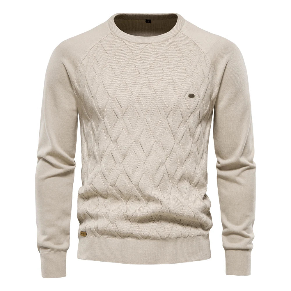 Theodor™ | Herentrui met ruitpatroon