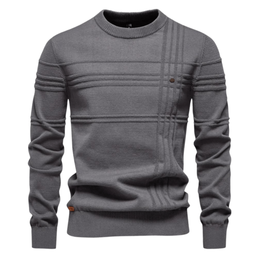 Burkhard™ | Stijlvolle herentrui met ruit design