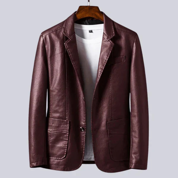 Arvid™ | Heren leren jas