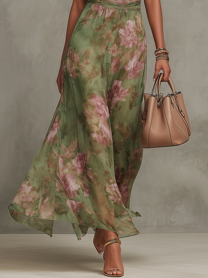 Livia™ | Elegante maxi jurk met bloemenprint