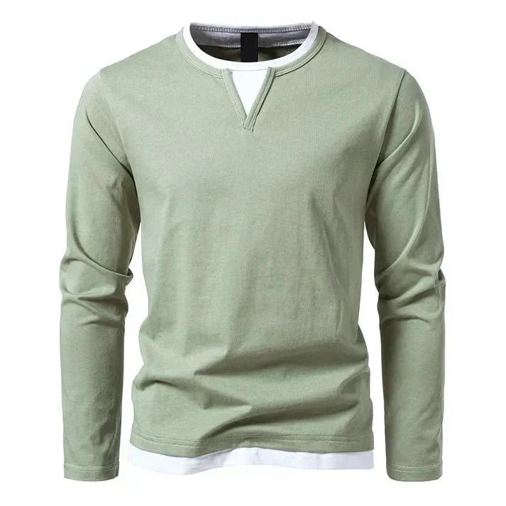 Alwin™ | Premium longsleeve van gekamd katoen