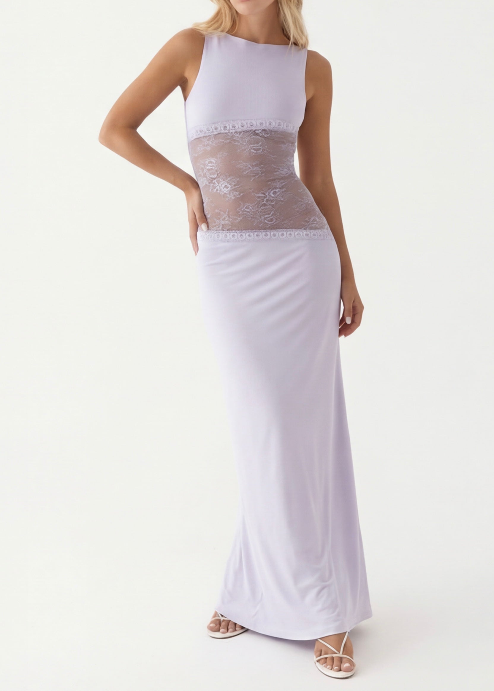 Elowen™ | Maxi jurk met cut-out