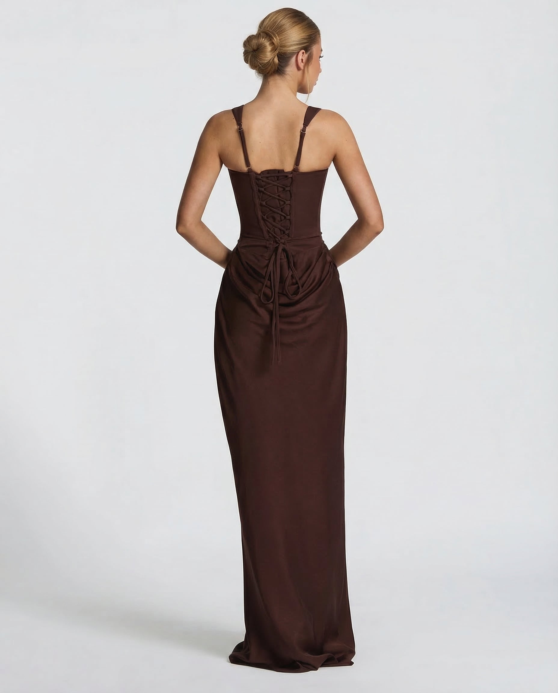 Selina™ | Zandloper maxi jurk