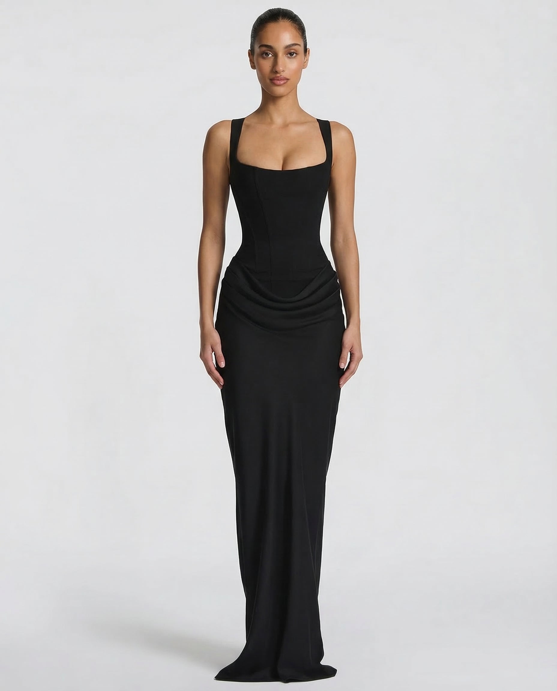 Selina™ | Zandloper maxi jurk