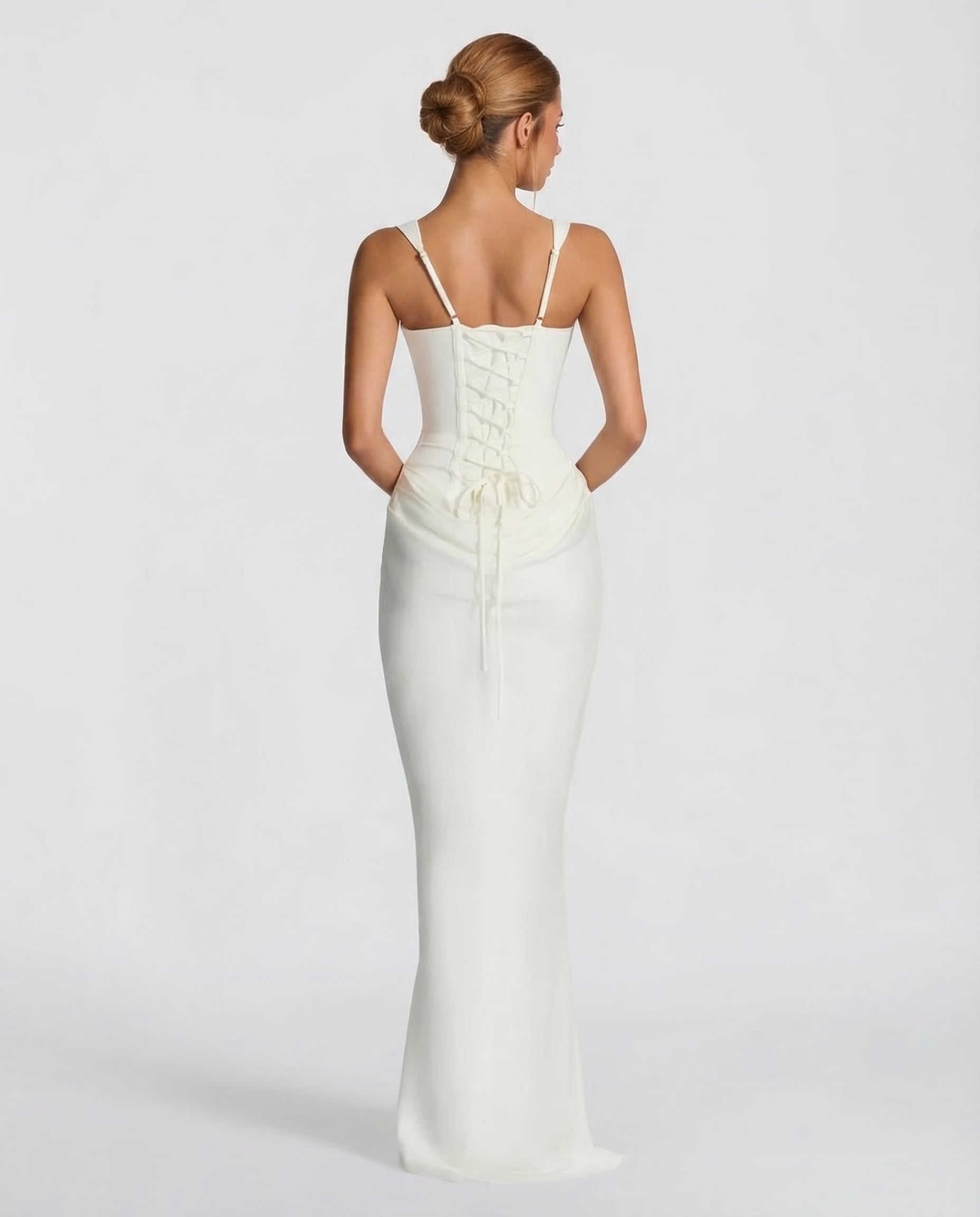 Selina™ | Zandloper maxi jurk