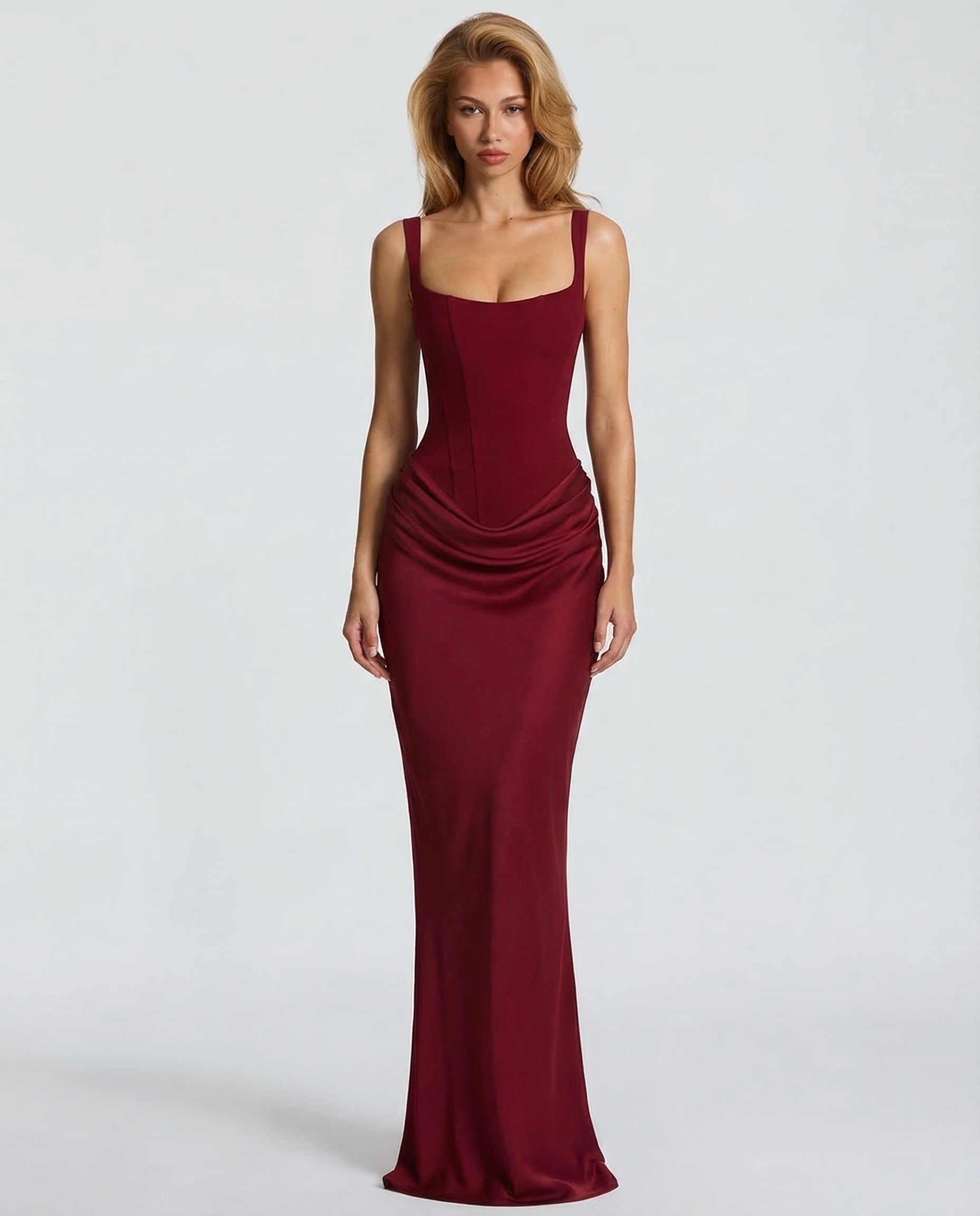 Selina™ | Zandloper maxi jurk
