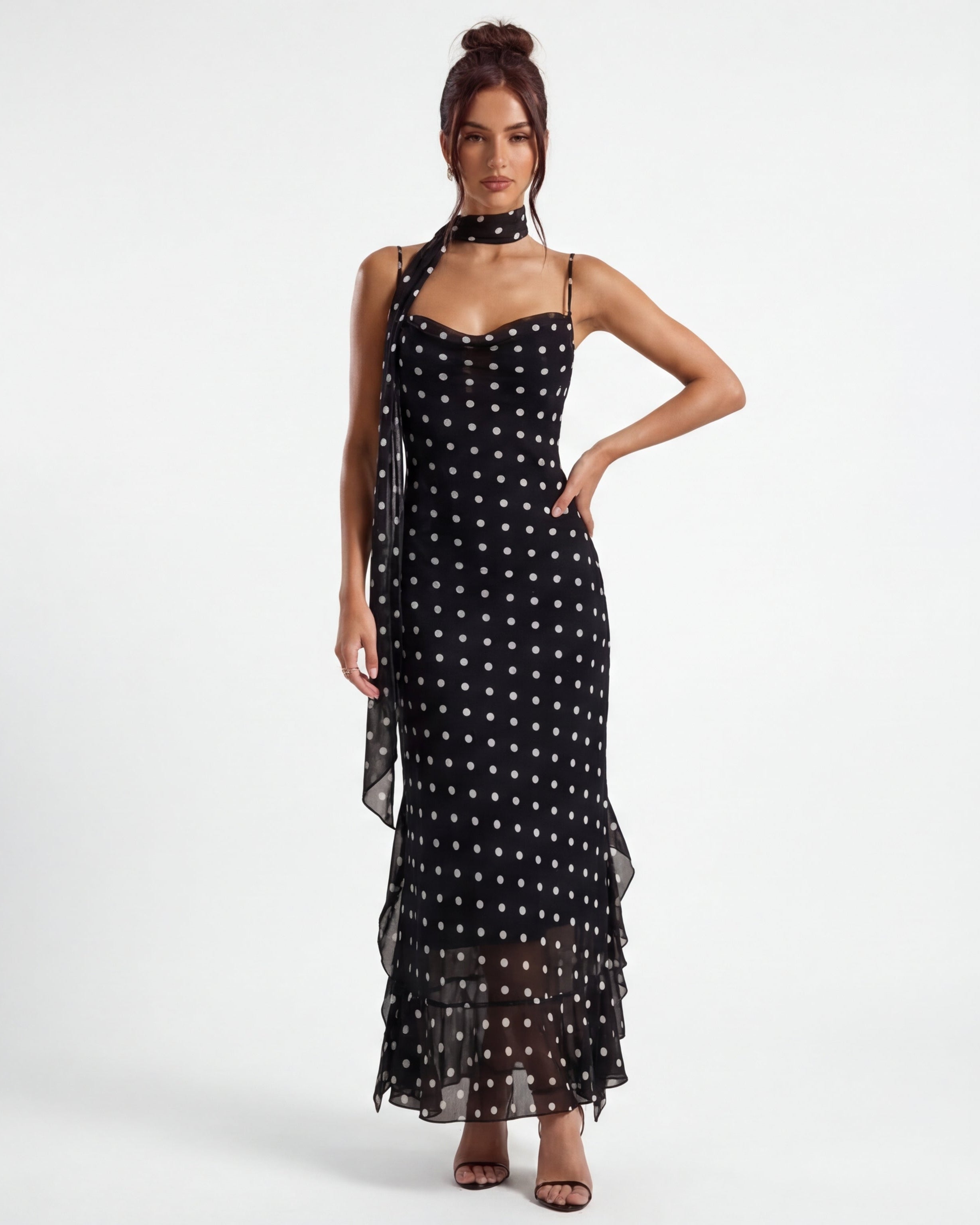 Polka™ | Maxi jurk met stippen