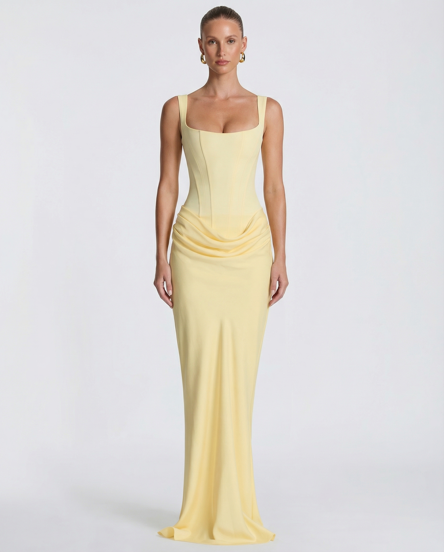 Selina™ | Zandloper maxi jurk