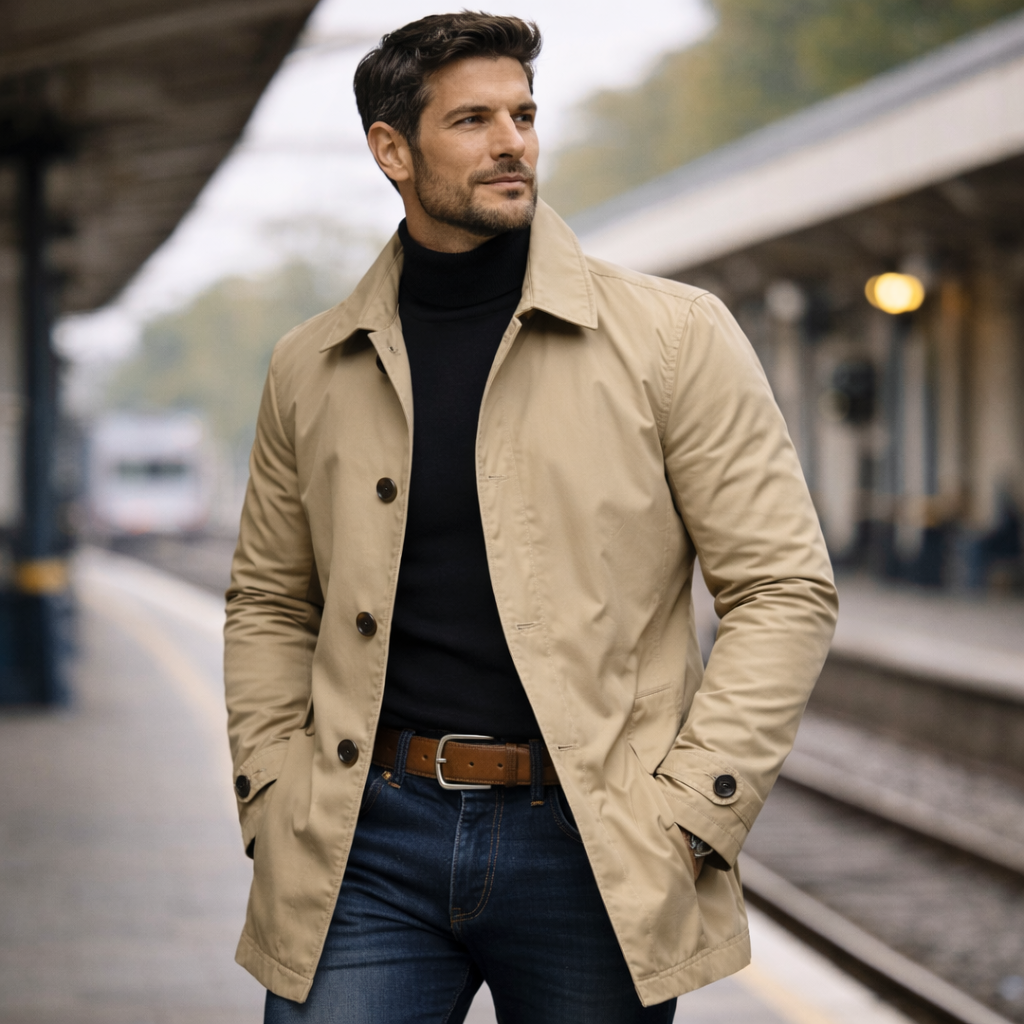Adrian™ | Stijlvolle herenmantel