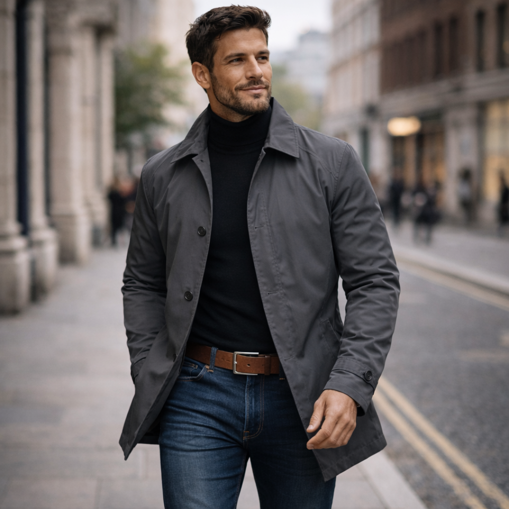 Adrian™ | Stijlvolle herenmantel