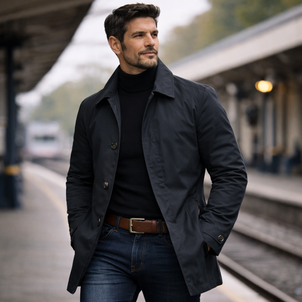 Adrian™ | Stijlvolle herenmantel