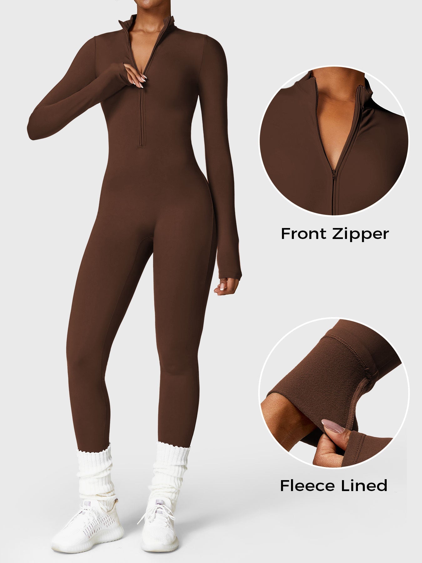 Yeoreo Belle™ | Warme Jumpsuit met Rits