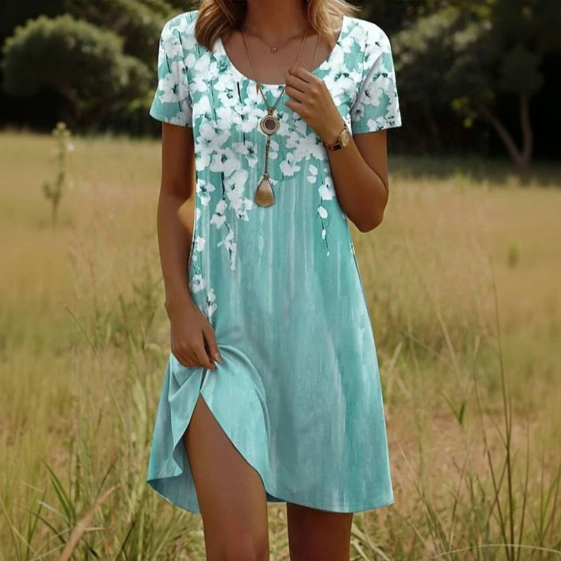 Vintage Bloemenprint Jurk