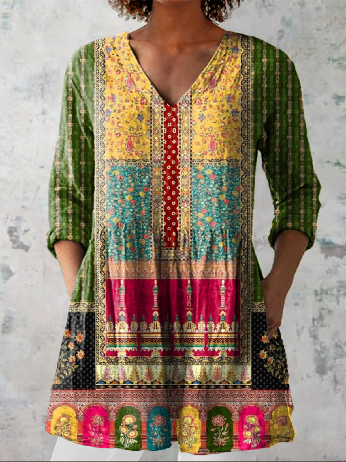 Océane | Elegante lange blouse