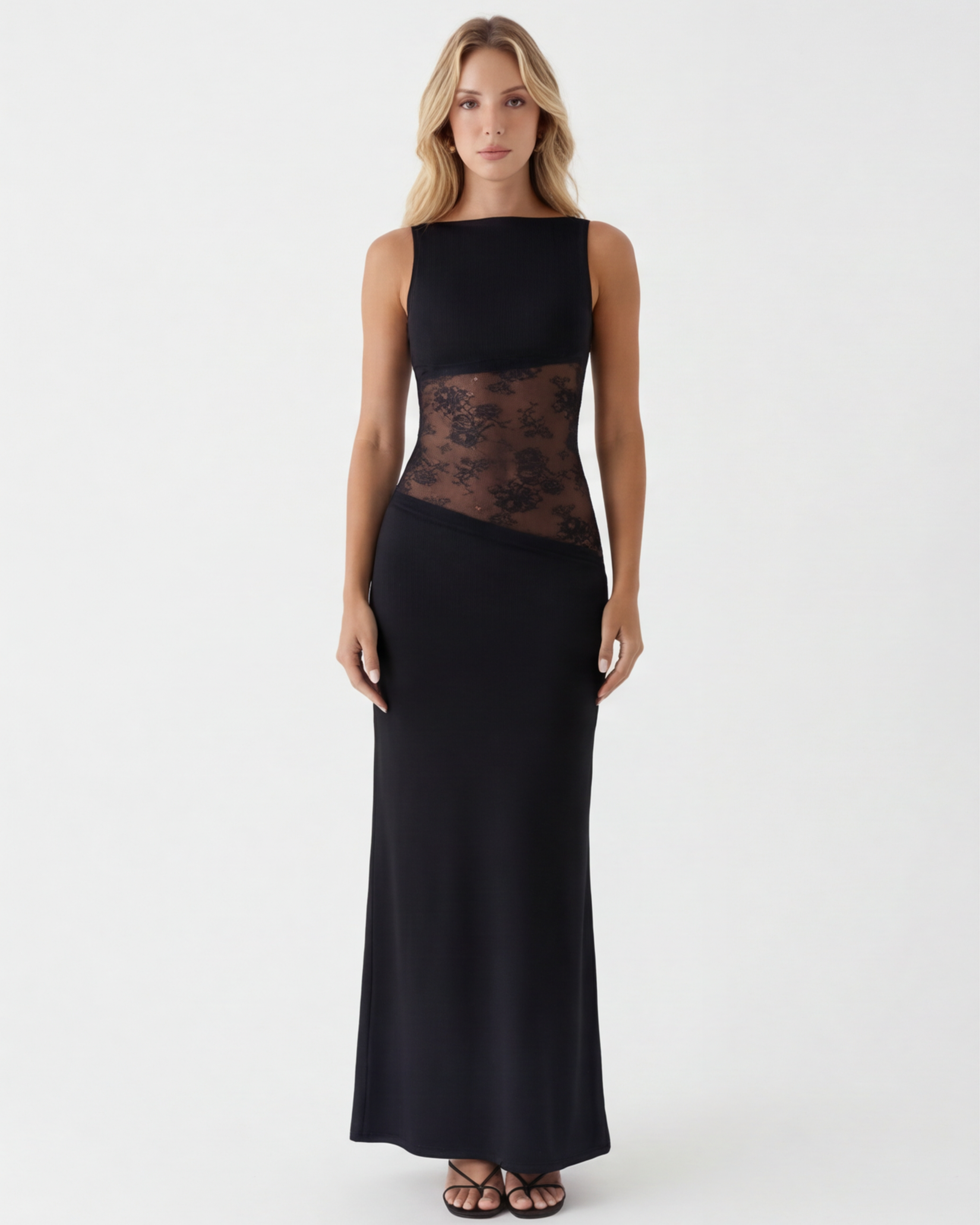 Elowen™ | Maxi jurk met cut-out