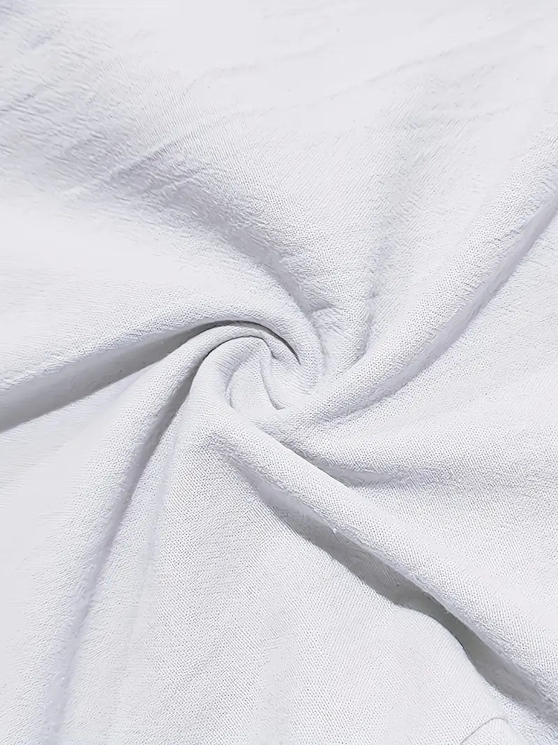 Nichols™ | Wijde linnen broek met koord