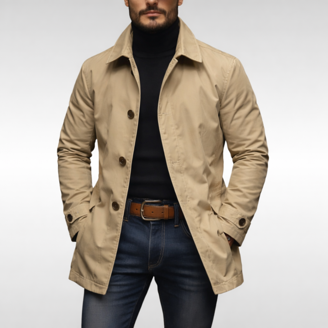 Adrian™ | Stijlvolle herenmantel