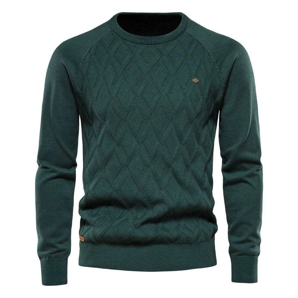 Theodor™ | Herentrui met ruitpatroon