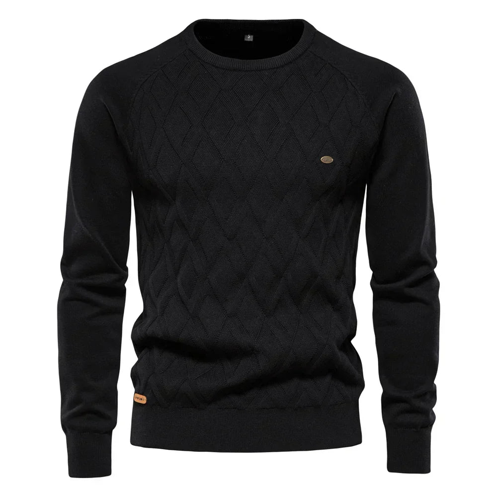 Theodor™ | Herentrui met ruitpatroon