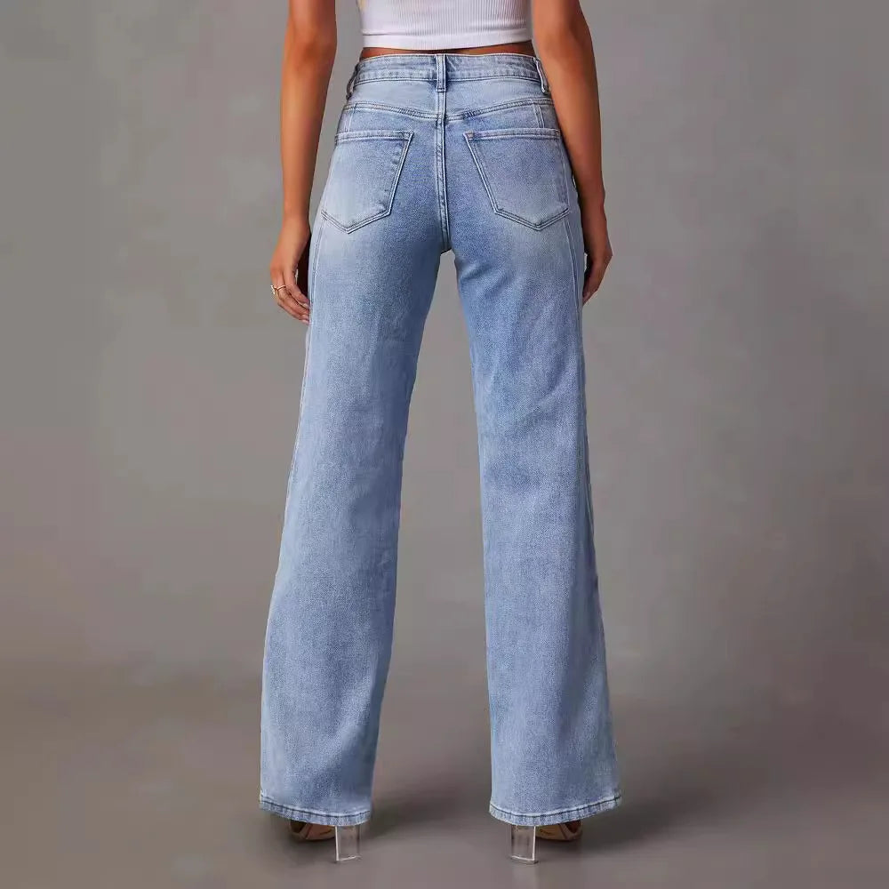 Estra™ | Jeans met Wijde Pijpen