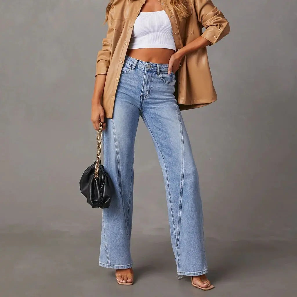 Estra™ | Jeans met Wijde Pijpen