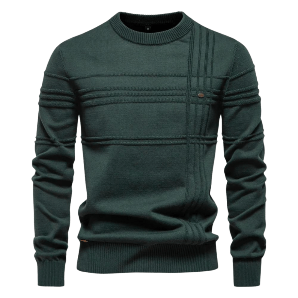 Burkhard™ | Stijlvolle herentrui met ruit design