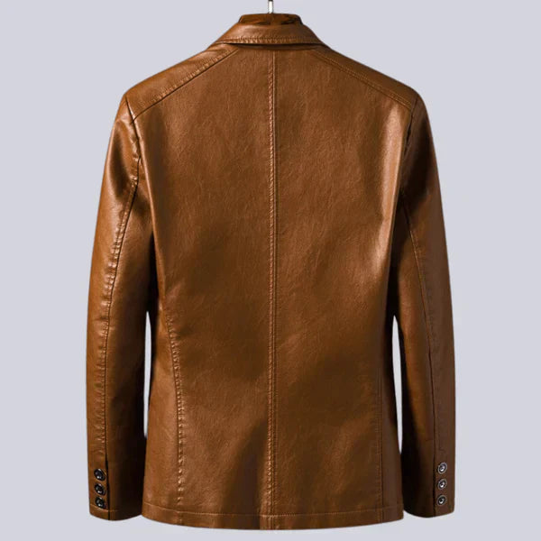 Arvid™ | Heren leren jas
