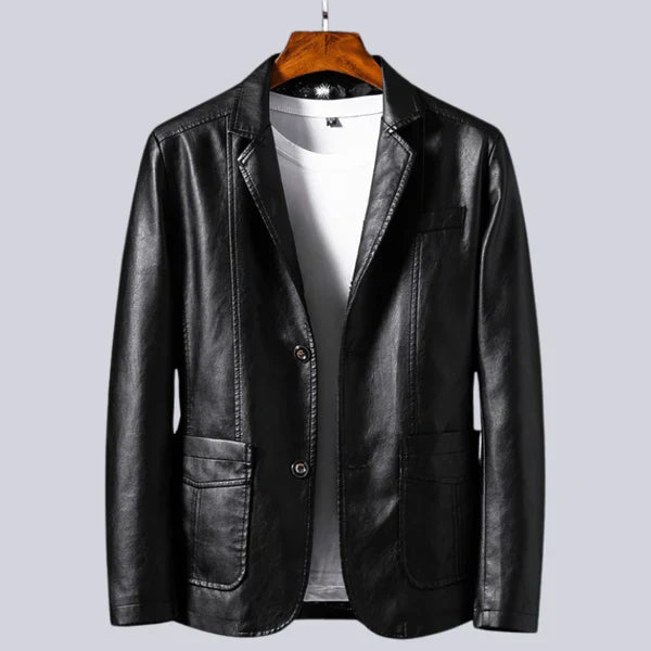 Arvid™ | Heren leren jas