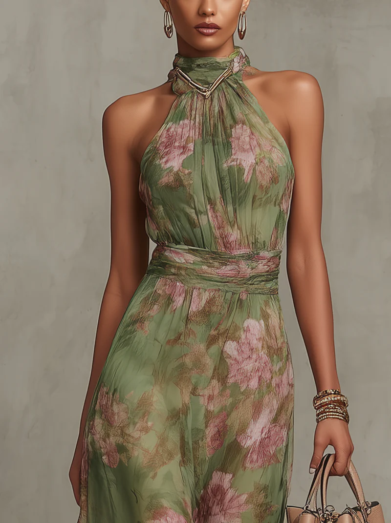 Livia™ | Elegante maxi jurk met bloemenprint