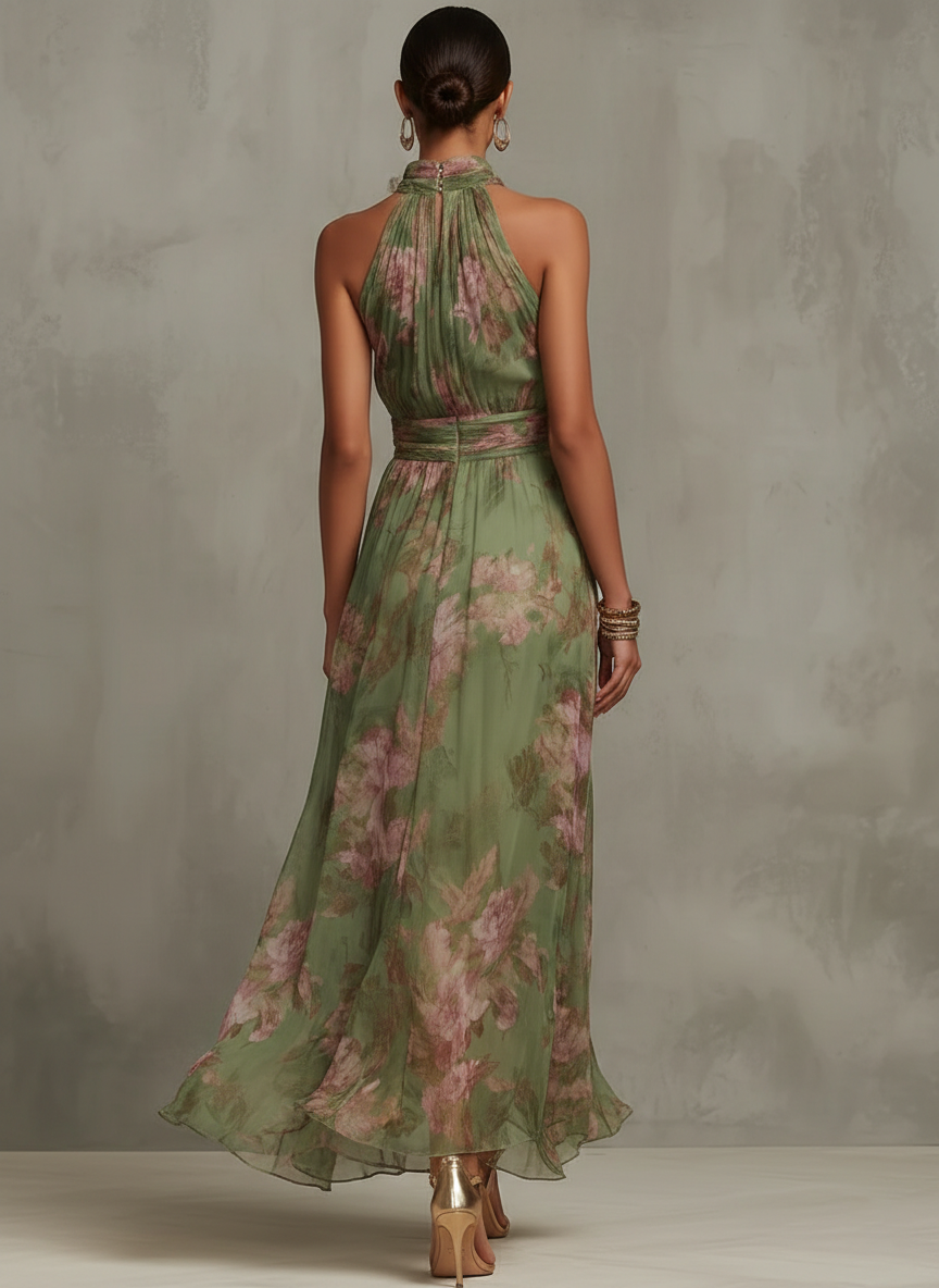 Livia™ | Elegante maxi jurk met bloemenprint