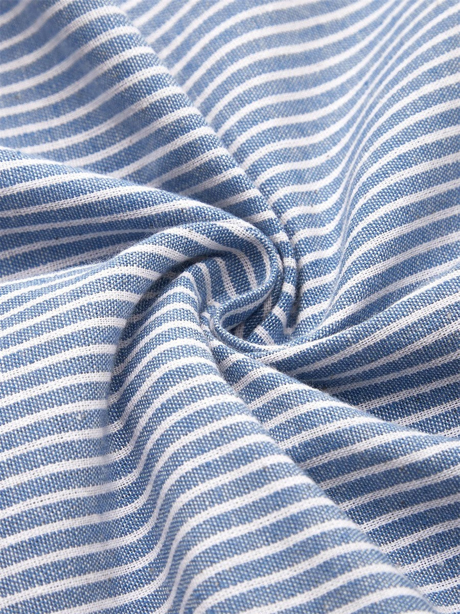 Brienne™ | Gestreepte midi jurk – moeiteloos comfort