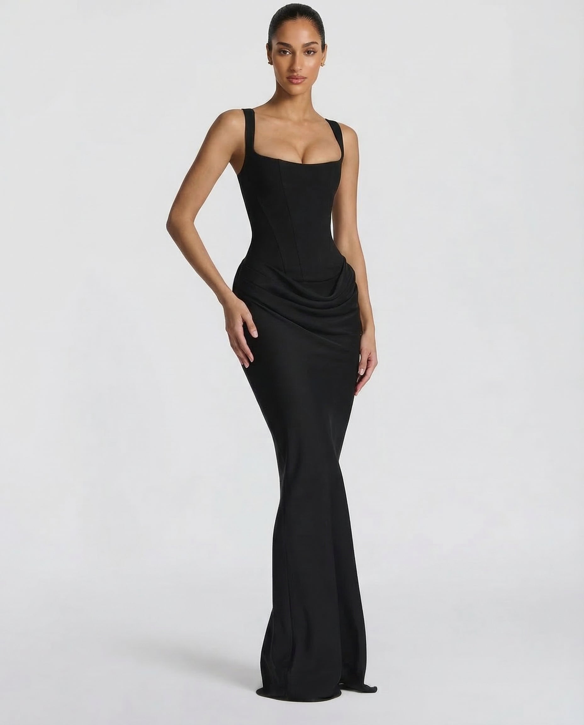Selina™ | Zandloper maxi jurk