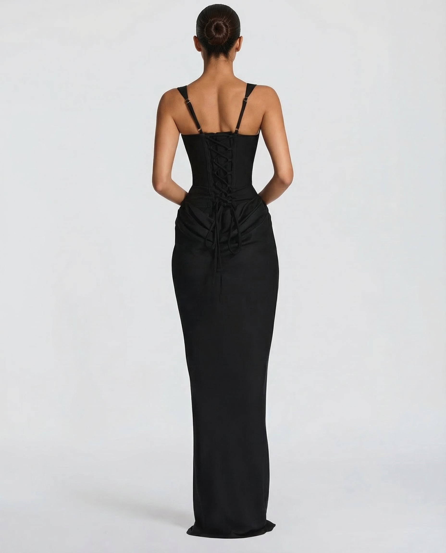 Selina™ | Zandloper maxi jurk