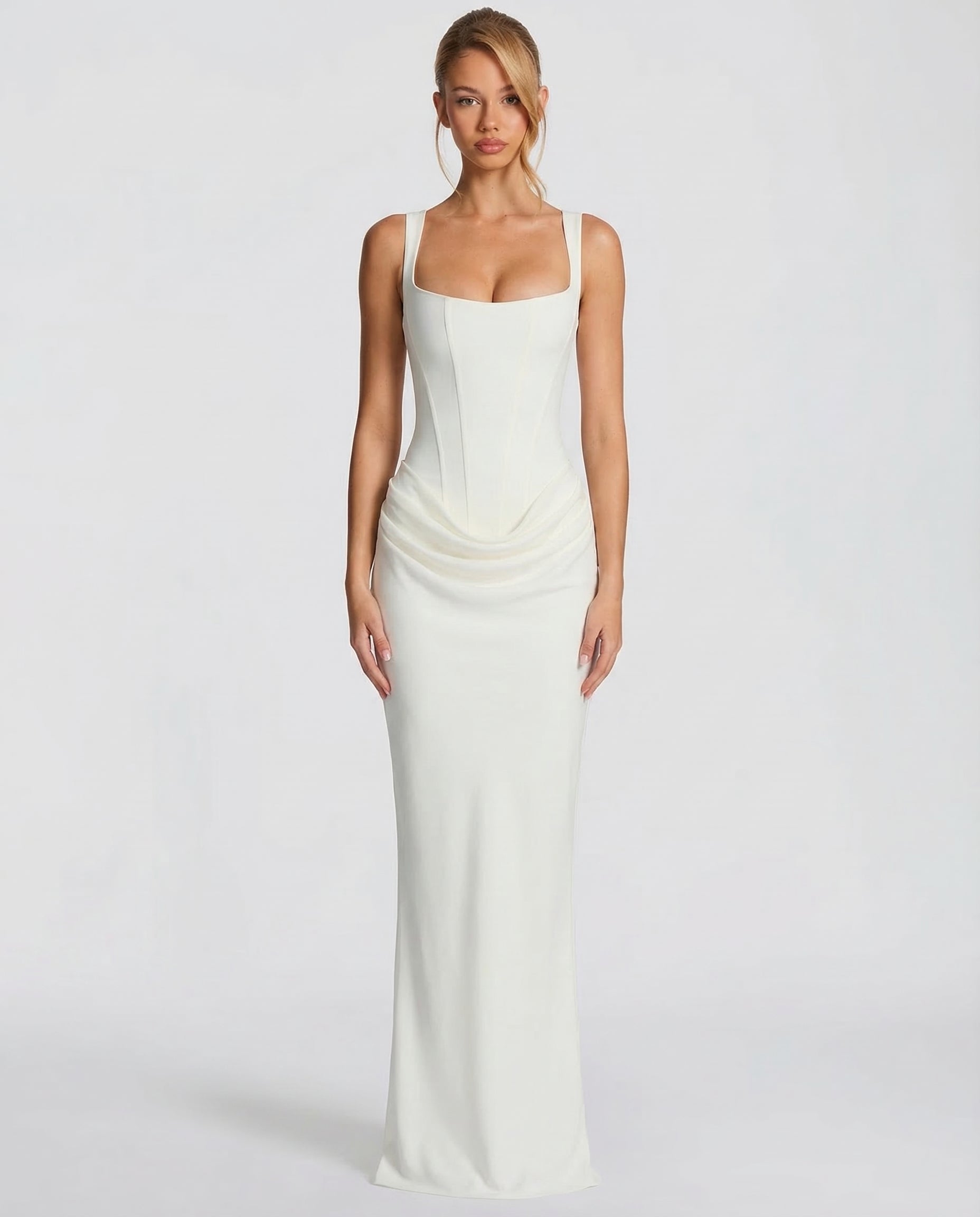 Selina™ | Zandloper maxi jurk