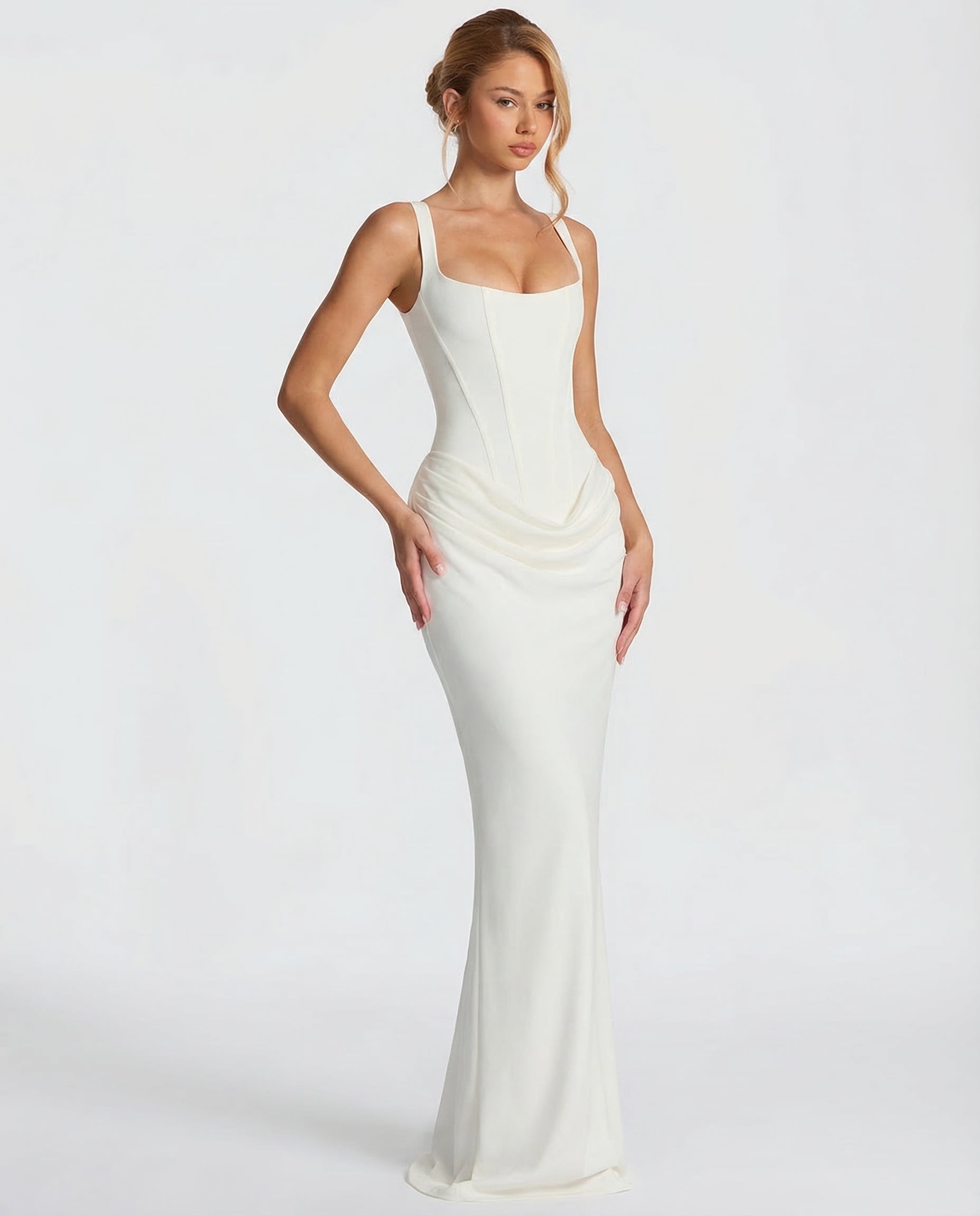 Selina™ | Zandloper maxi jurk