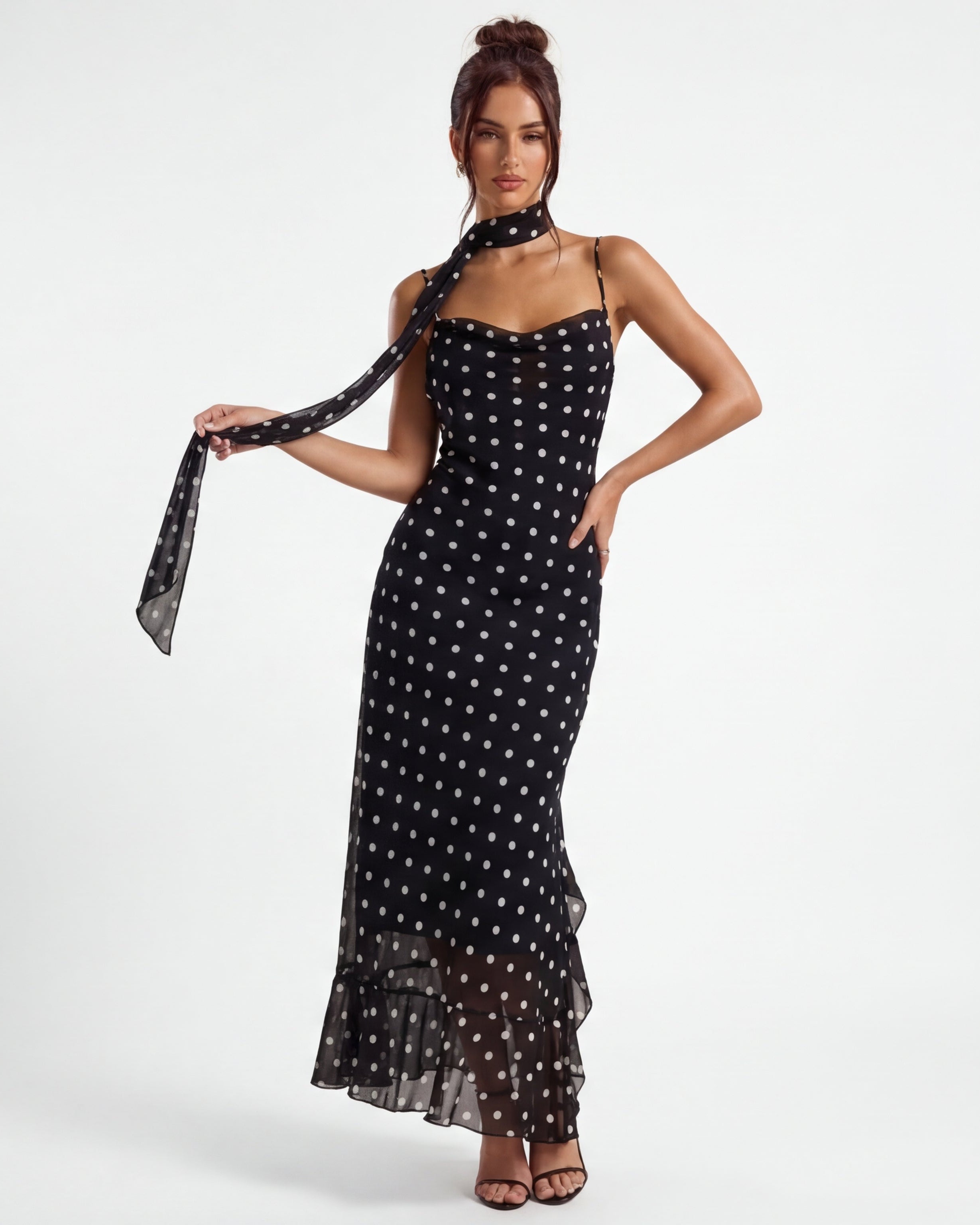 Polka™ | Maxi jurk met stippen