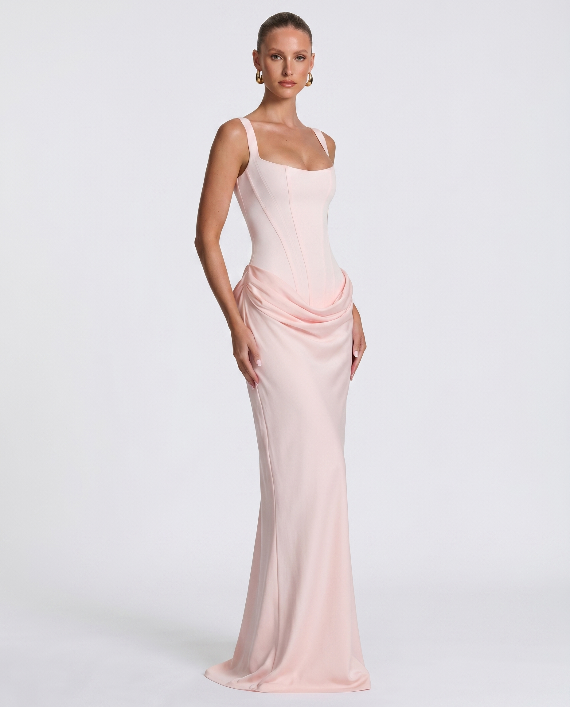 Selina™ | Zandloper maxi jurk