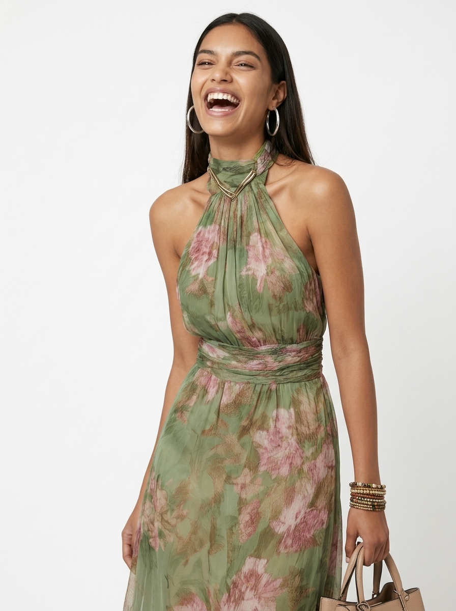 Liora™ | Chiffon jurk