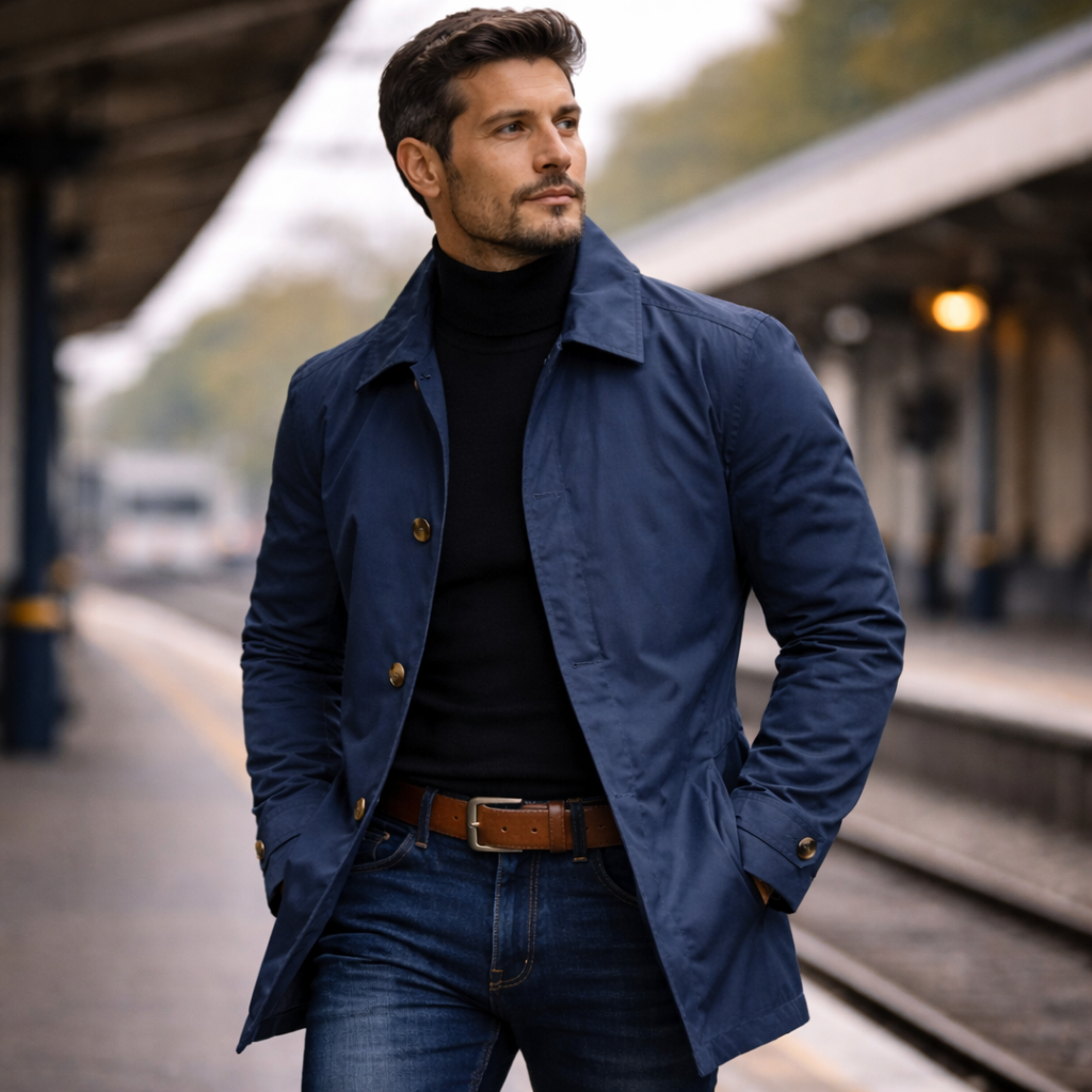 Adrian™ | Stijlvolle herenmantel