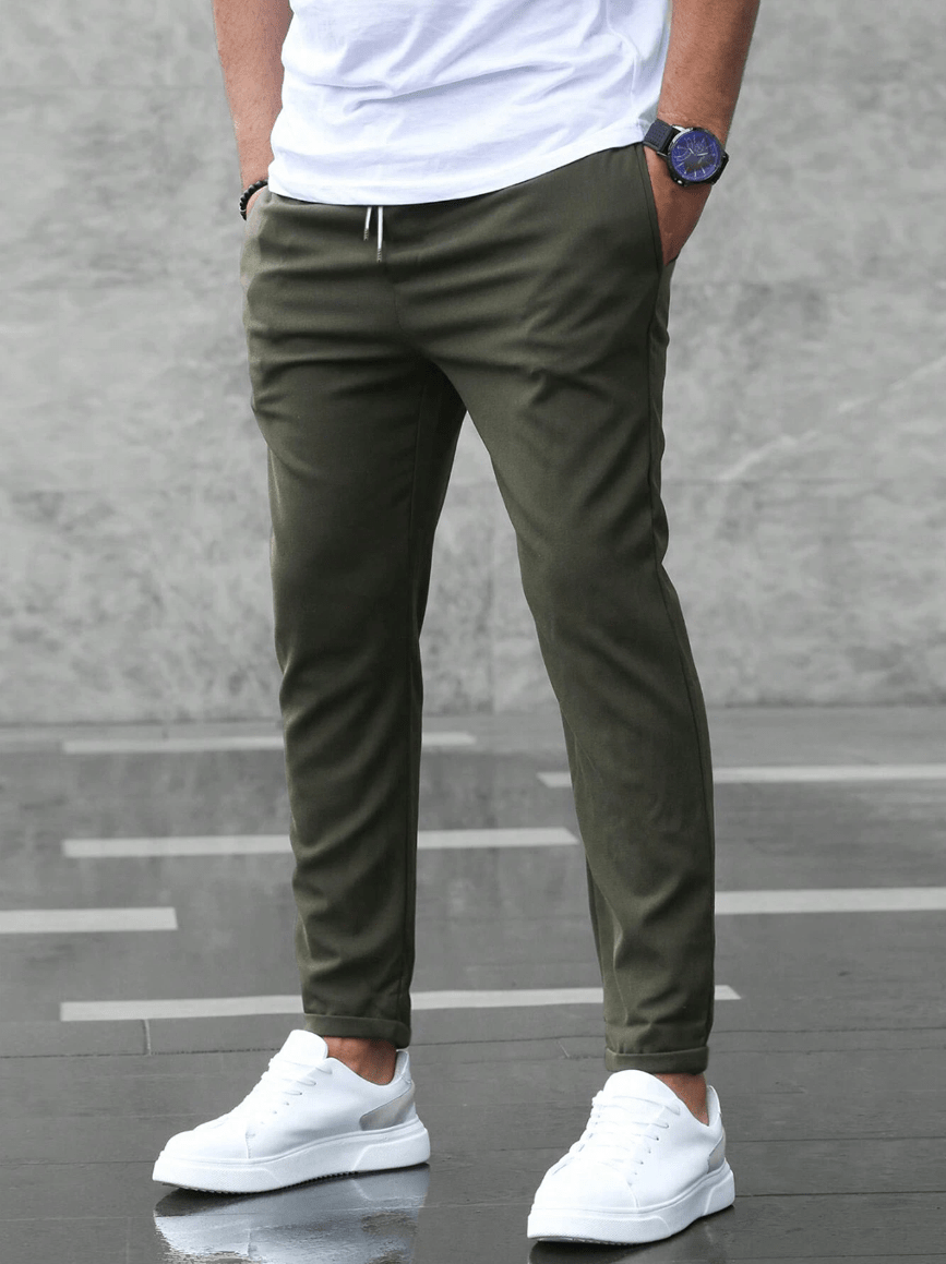 MARTIN™ | Casual Broek met Koordsluiting